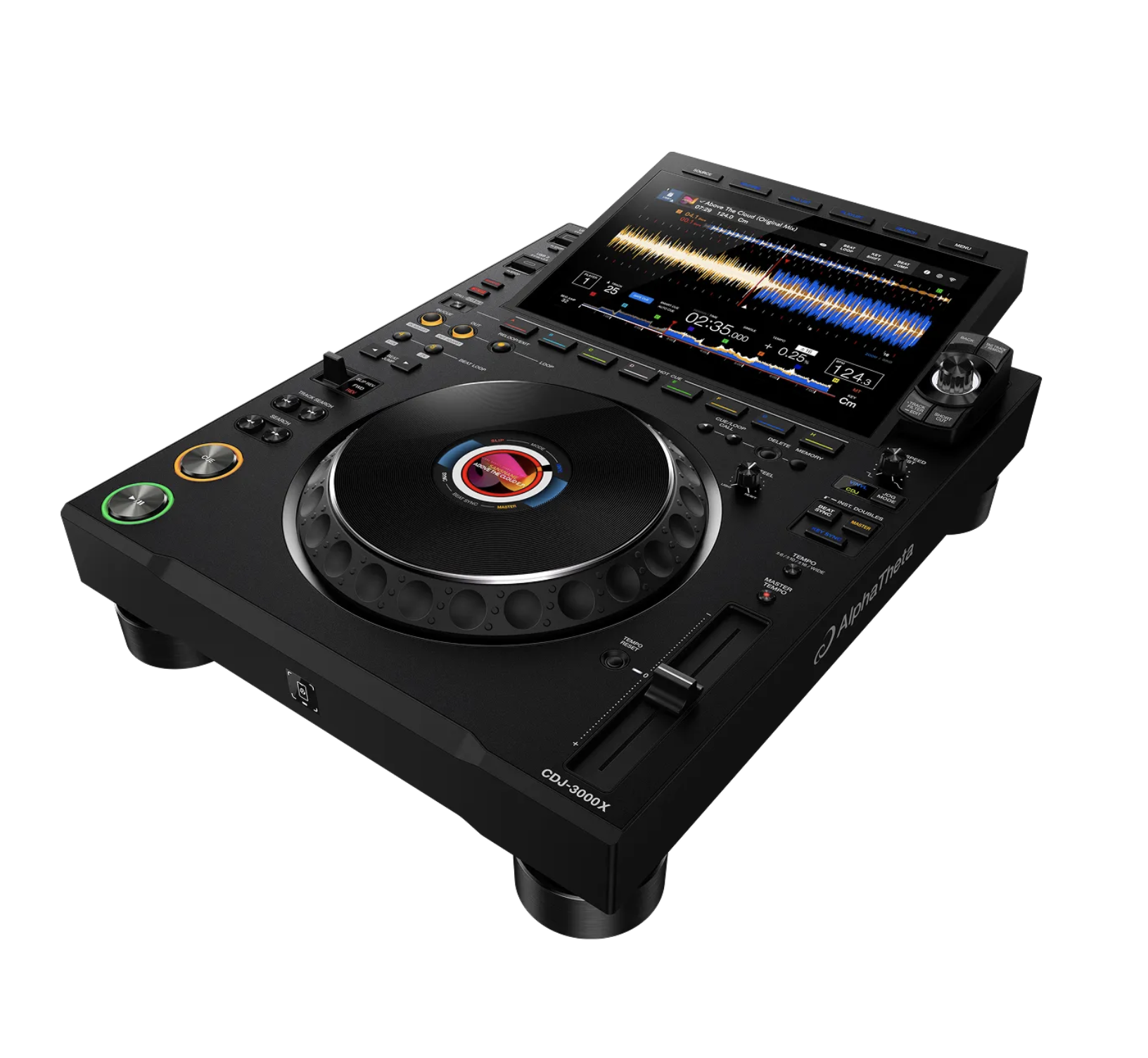 AlphaTheta CDJ-3000X seitliche Ansicht
