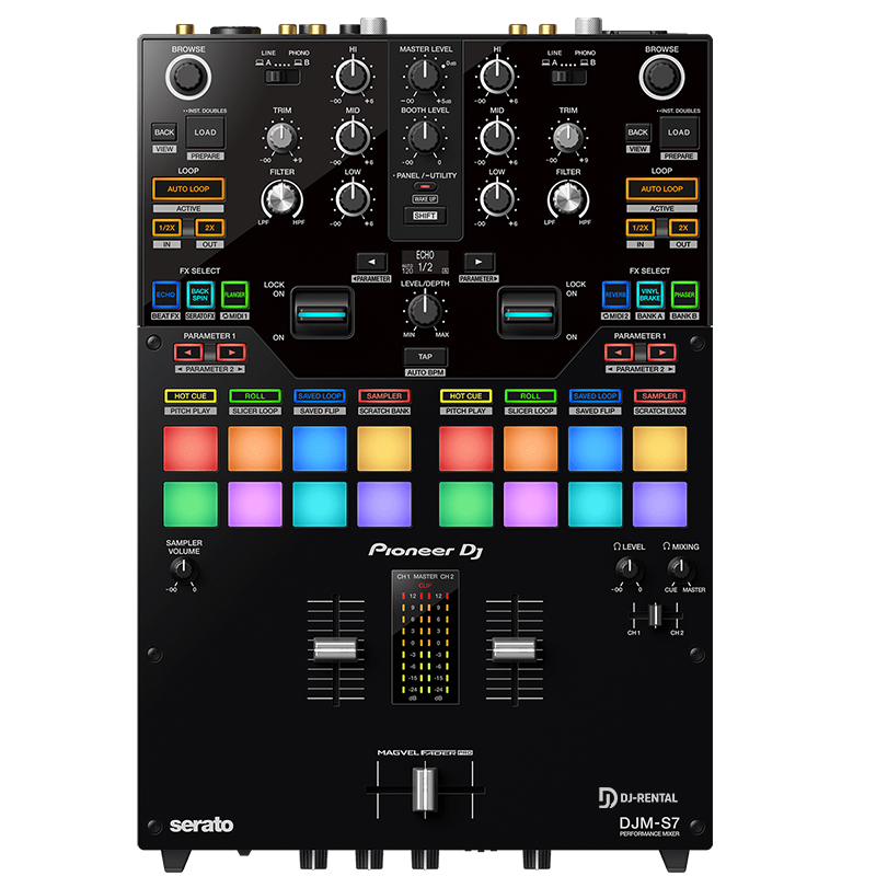 Pioneer DJM-S7 mieten - 2-Kanal Battle Mixer Verleih Deutschland