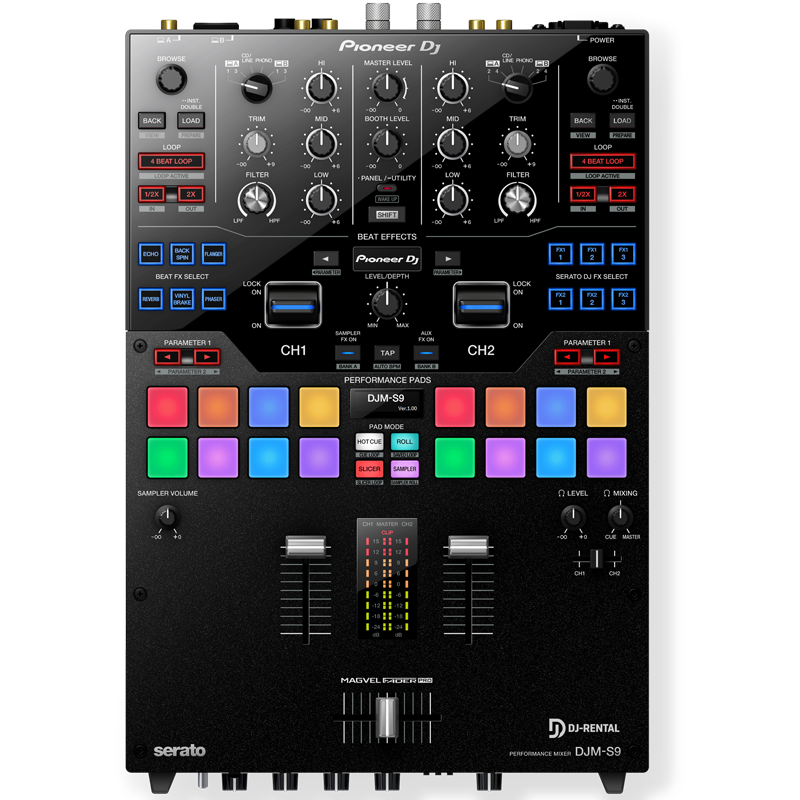 Pioneer DJM-S9 mieten - 2-Kanal Battle Mixer Verleih Deutschland