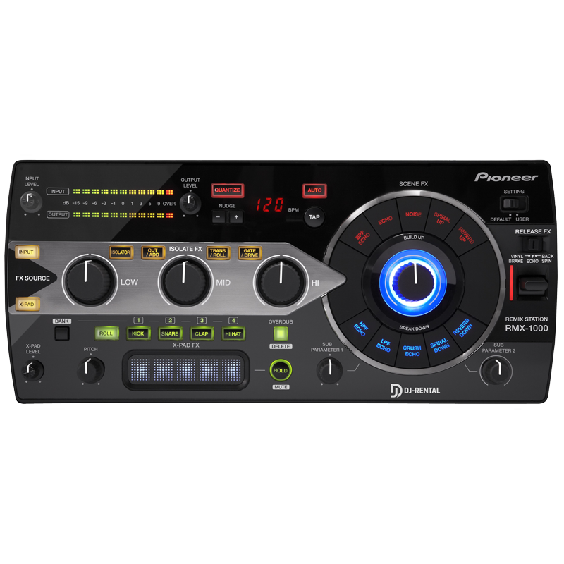 Pioneer RMX-1000 mieten - Remix Station Verleih Deutschland
