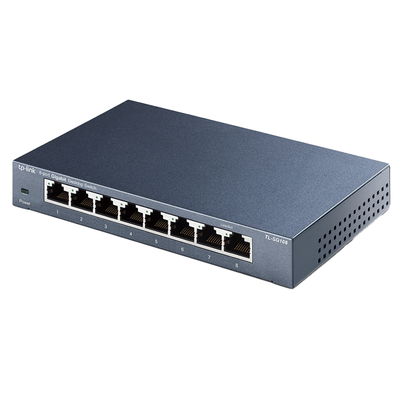 TP-Link 8-Port Switch mieten - DJ Zubehör Verleih